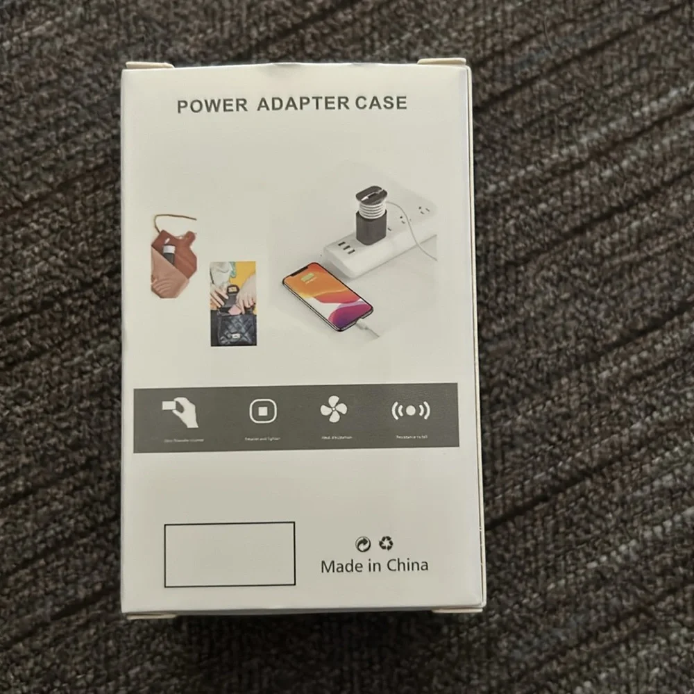 NIB Silicon Power Adapter case. Case only- does not include charger